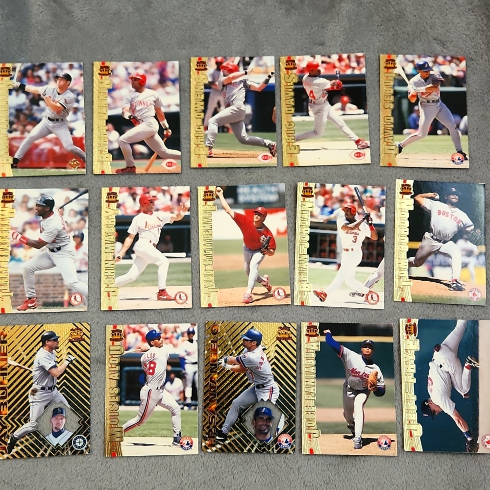 Vintage 1997 Pacific Collection Baseball Trading Cards